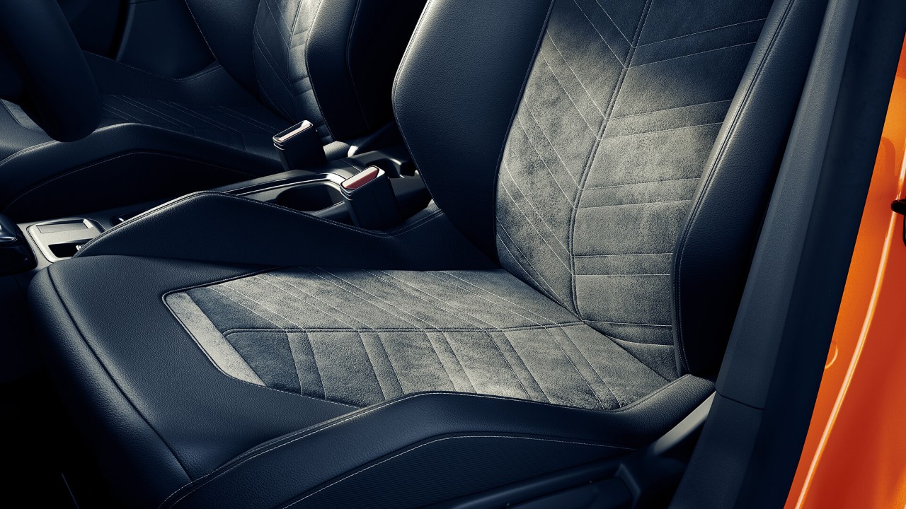 Opel, Corsa-e, interiér, sedadlá detailný pohľad